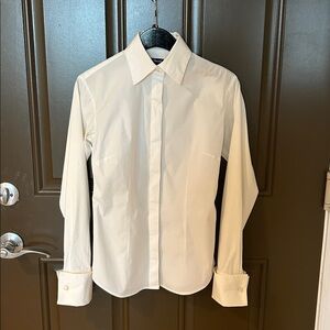 GAP White Button Down Shirt for Women
